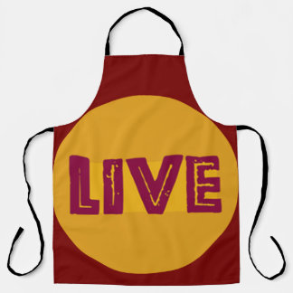 Delantal Live & Let Live In Orbit Apron