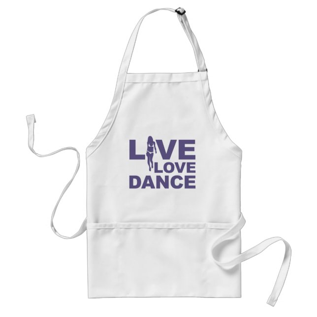 Delantal Live Love Dance (Frente)