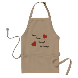 Delantal Live Love Laugh Standard Apron