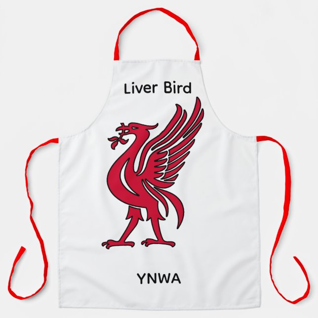 Delantal Liver Bird YNWA Personalizado (Anverso)