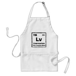 Delantal Livermorium (Lv) - Periodic Table of The Elements