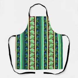 Delantal Liyawel tradicional de Sri Lanka (patrón de hojas)