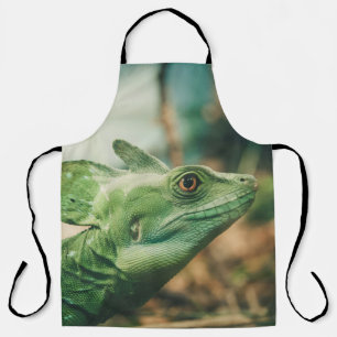 Delantal Lizard watch visual de cerca