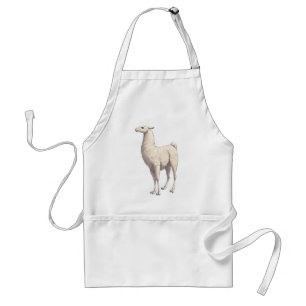 Delantal Llama blanca