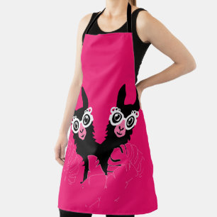 Delantal Llama Sisters