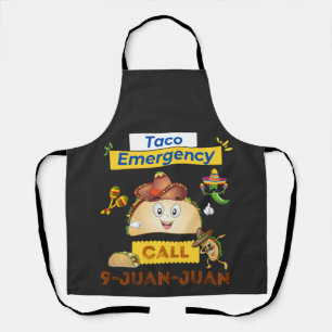 Delantal Llamada de emergencia taco 9 Juan Cinco De Mayo