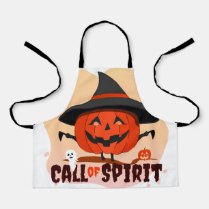Delantal Llamado de Espíritu de Halloween