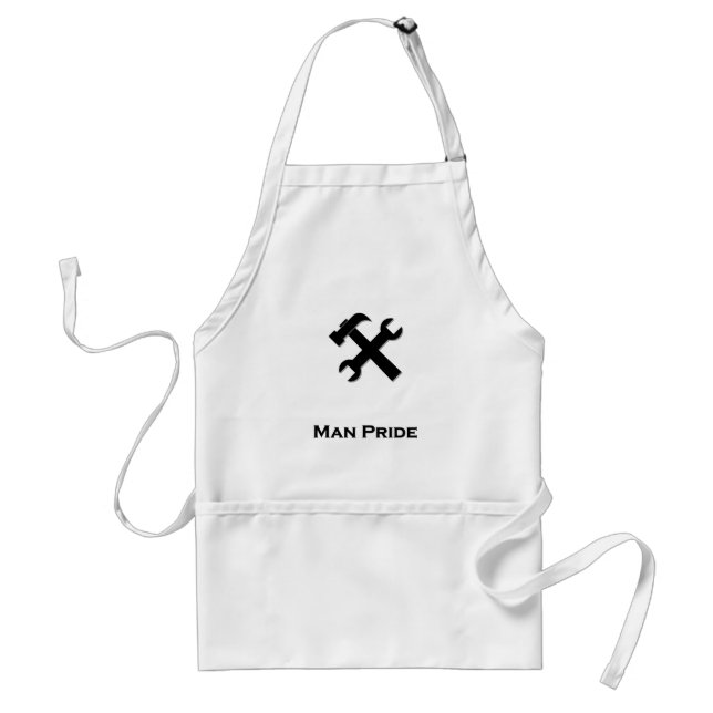 Delantal Llave de martillo para hombre negro (Frente)