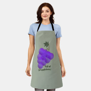 Delantal Lleno de uvas de gozo