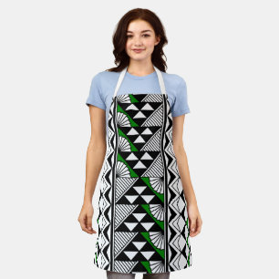 Delantal Lluvia y Sol del Suroeste en Verde