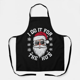 Delantal Lo Hago Por Las Camisetas Divertido Santa Navidad 