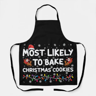 Delantal Lo Más Probable Es Que Los Navidades De Bake Cooki