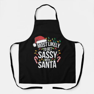 Delantal Lo Más Probable Es Que Te Hagas La Sosa Con Santa