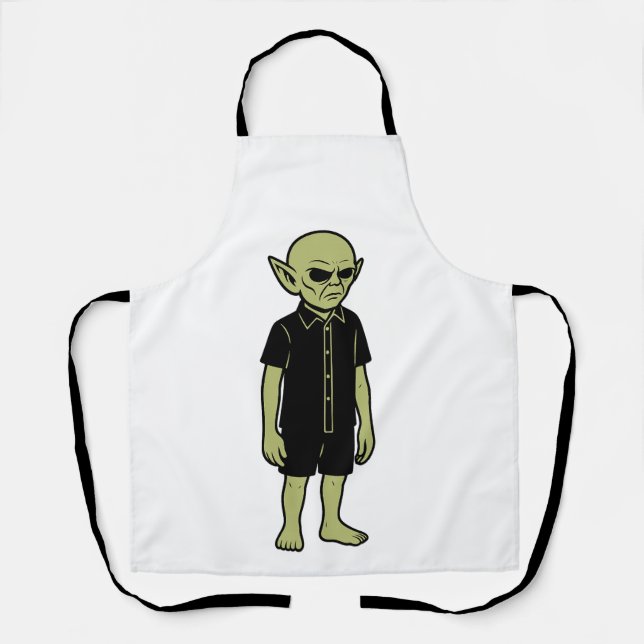 Delantal Lo Que Vieron - Creo Que Encuentro Extranjero (Anverso)