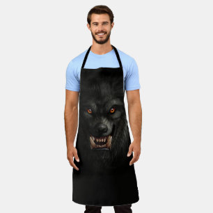 Delantal Lobo de Werewolf negro