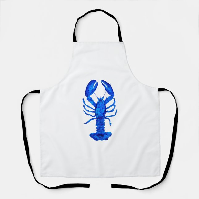 Delantal Lobster azul (Anverso)