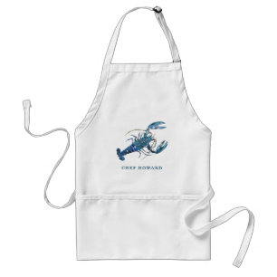 Delantal Lobster azul   Nombre del chef