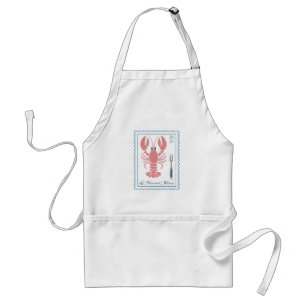 Delantal Lobster Maine New England Nautical Ocean Seafood