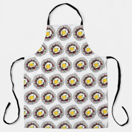 Delantal Loco Moco Cocina hawaiana Alimentos Rice Hamburger