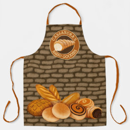 Delantal Logo de Bread Baked Bread Baker
