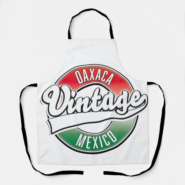 Delantal Logo de la cosecha mexicana de Oaxaca. (Anverso)