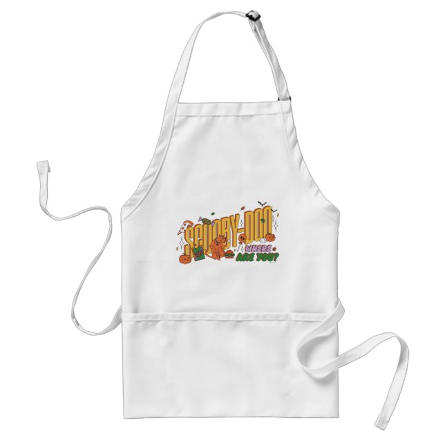 Delantal Logo de Snack de Scooby-Doo de Halloween (Frente)