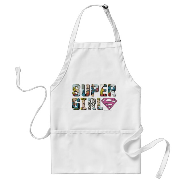 Delantal Logo de Supergirl Comic (Frente)