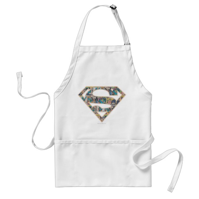 Delantal Logo de Supergirl Comic Strip (Frente)
