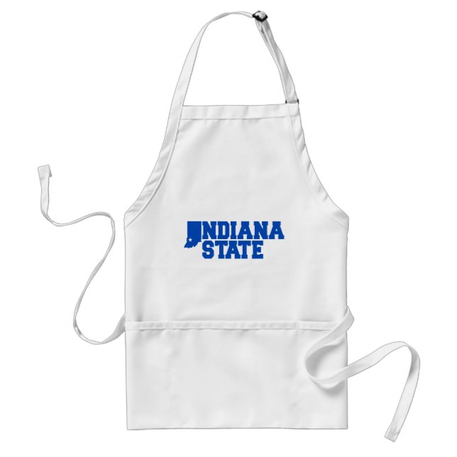 Delantal Logo del estado de Indiana (Frente)