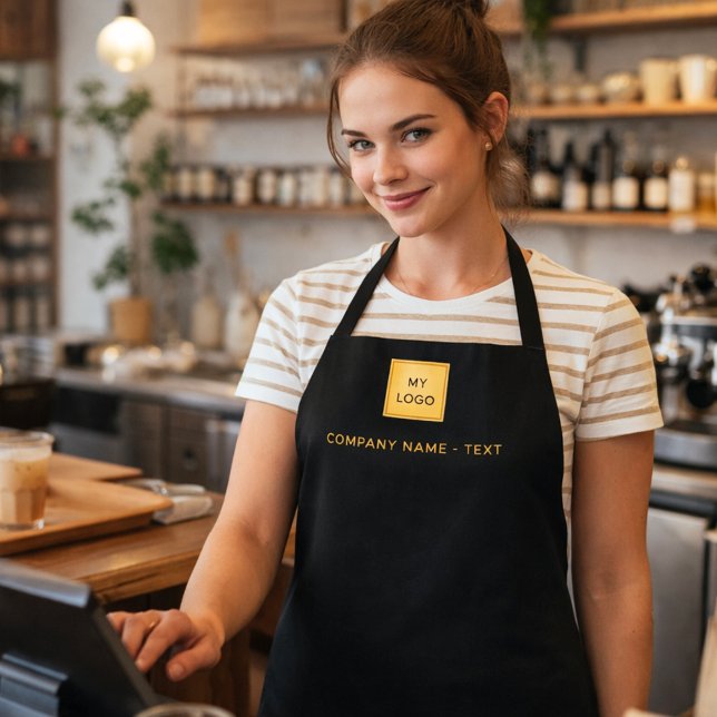 Delantal Logo del negocio del oro negro (Subido por el creador)
