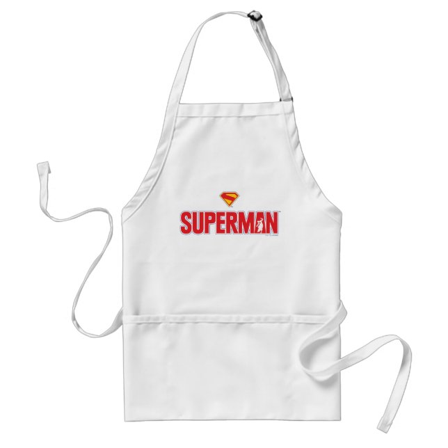 Delantal Logo en negrita de Superman clásico (Frente)