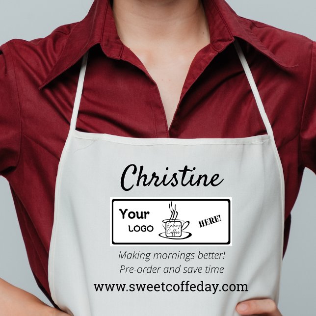 Delantal Logotipo comercial Apron adulto Barista (Subido por el creador)