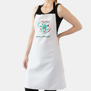 Delantal Logotipo comercial de los servicios de limpieza Ve
