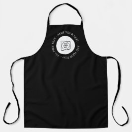 Delantal Logotipo Comercial Personalizado de Empresa Estilo