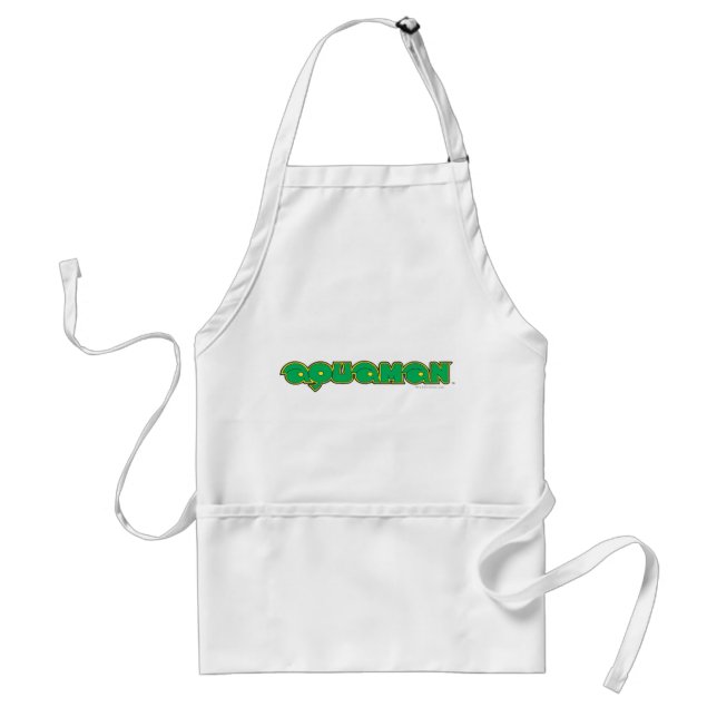 Delantal Logotipo de Aquaman Green (Frente)