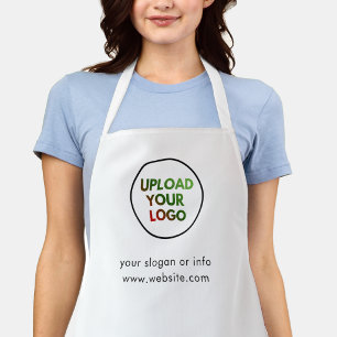 Delantal Logotipo de empresa personalizado Nombre del perso