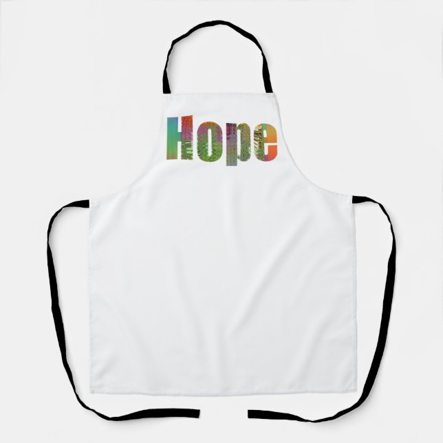 Delantal Logotipo de Hope Blanco  (Anverso)