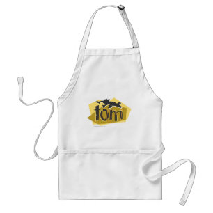 Delantal Logotipo de la silueta de Tom