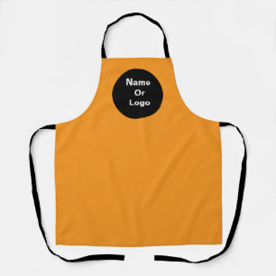 Delantal Logotipo de Naranja personalizado