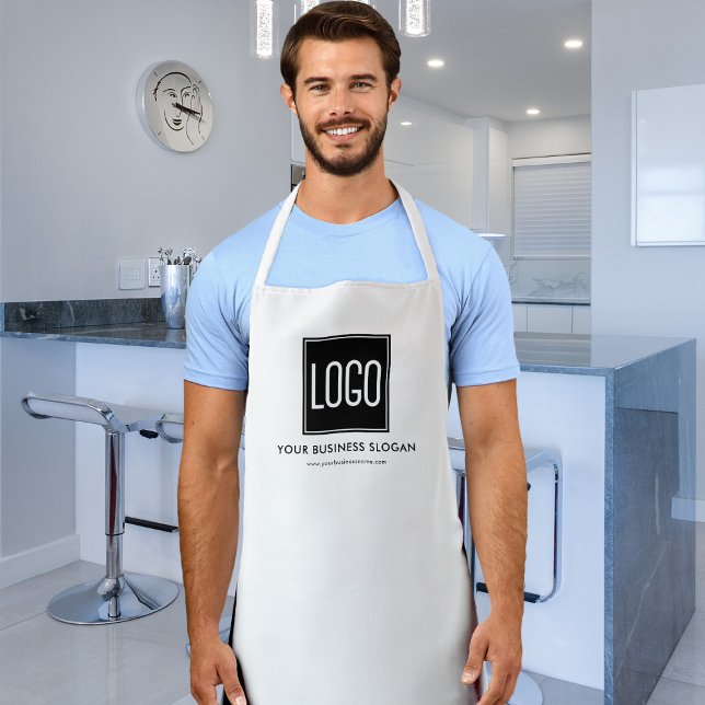 Delantal Logotipo de negocio uniforme personalizado (Subido por el creador)