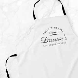 Delantal Logotipo de panadería de estilo clásico