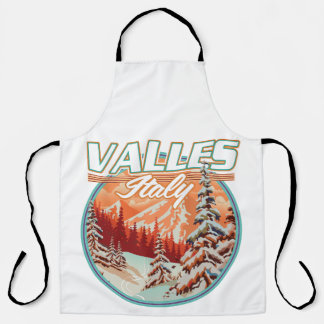 Delantal logotipo de Valles Italy Travel