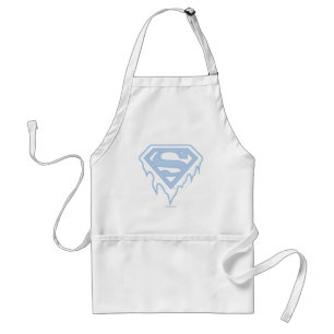 Delantal Logotipo del azul de Supergirl