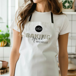 Delantal Logotipo Empresarial Equipo de Repostería Nombre G