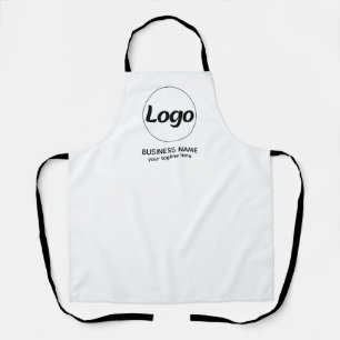Delantal Logotipo empresarial moderno personalizado para em