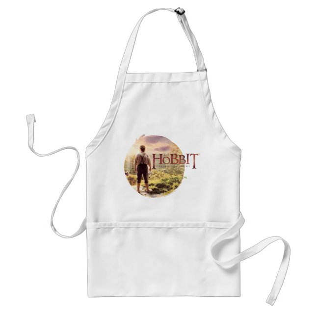 Delantal Logotipo Hobbit con BILBO BAGGINS™ Back (Frente)