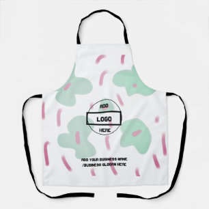 Delantal Logotipo personalizado elegante de LSimple aquí co