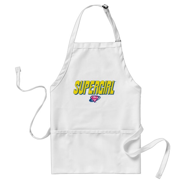 Delantal Logotipo Pop Supergirl (Frente)
