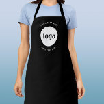 Delantal Logotipo simple con el programa de negocios de tex<br><div class="desc">Añade tu propio logotipo y elección de texto a este diseño. Eliminar el texto superior o inferior si lo prefiere. Minimalista y profesional. Excelente para la marca de empleados,  o como producto promocional para sus clientes y clientes.</div>