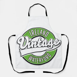 Delantal logotipo vintage de Waterford Irlanda